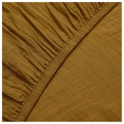 Drap-housse Dili en voile de coton | Gold