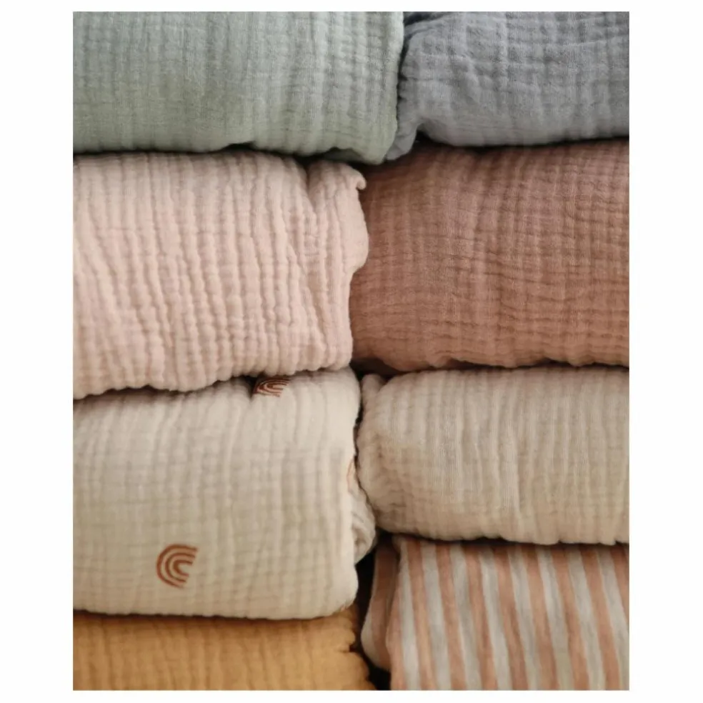 Drap-housse en coton | Blush