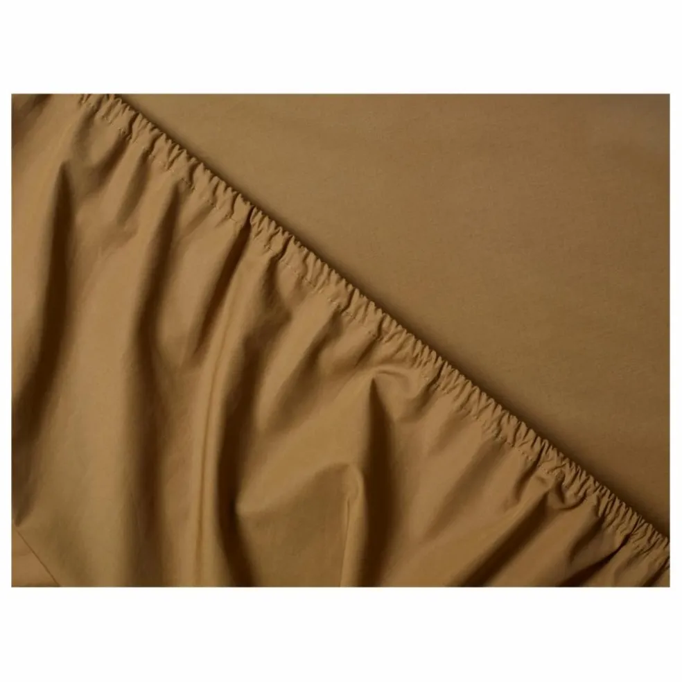 Drap-housse en percale organique | Khaki