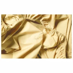 Drap-housse en percale organique - Butter Yellow | Jaune