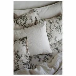 Drap-housse Honeysuckle en mousseline de coton | Ecru