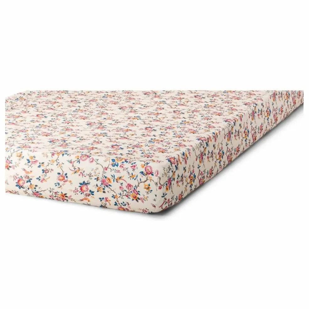 Drap-housse Nicole en coton bio | Crème