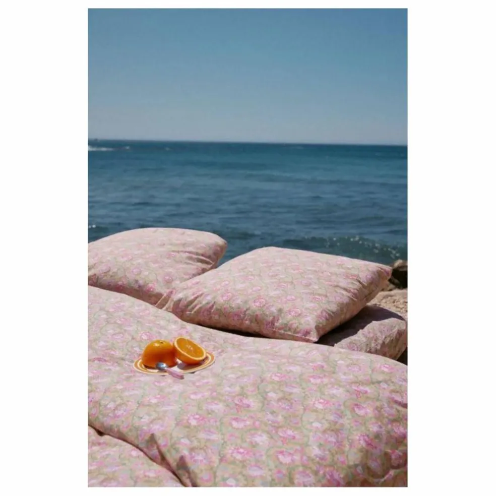 Drap-housse Nicole en coton bio | Jaune
