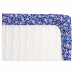 Drap-housse Nicole en coton bio | Bleu foncé
