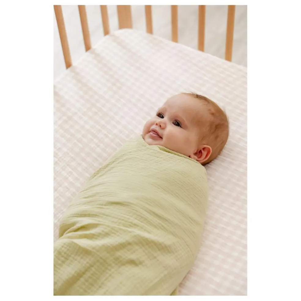 Drap-housse Rosewater en coton bio | Rose pâle