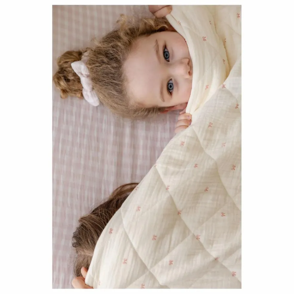 Drap-housse Rosewater en coton bio | Rose pâle