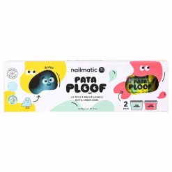 Duo de pâtes à modeler lavantes Pataploof et moule | Vert