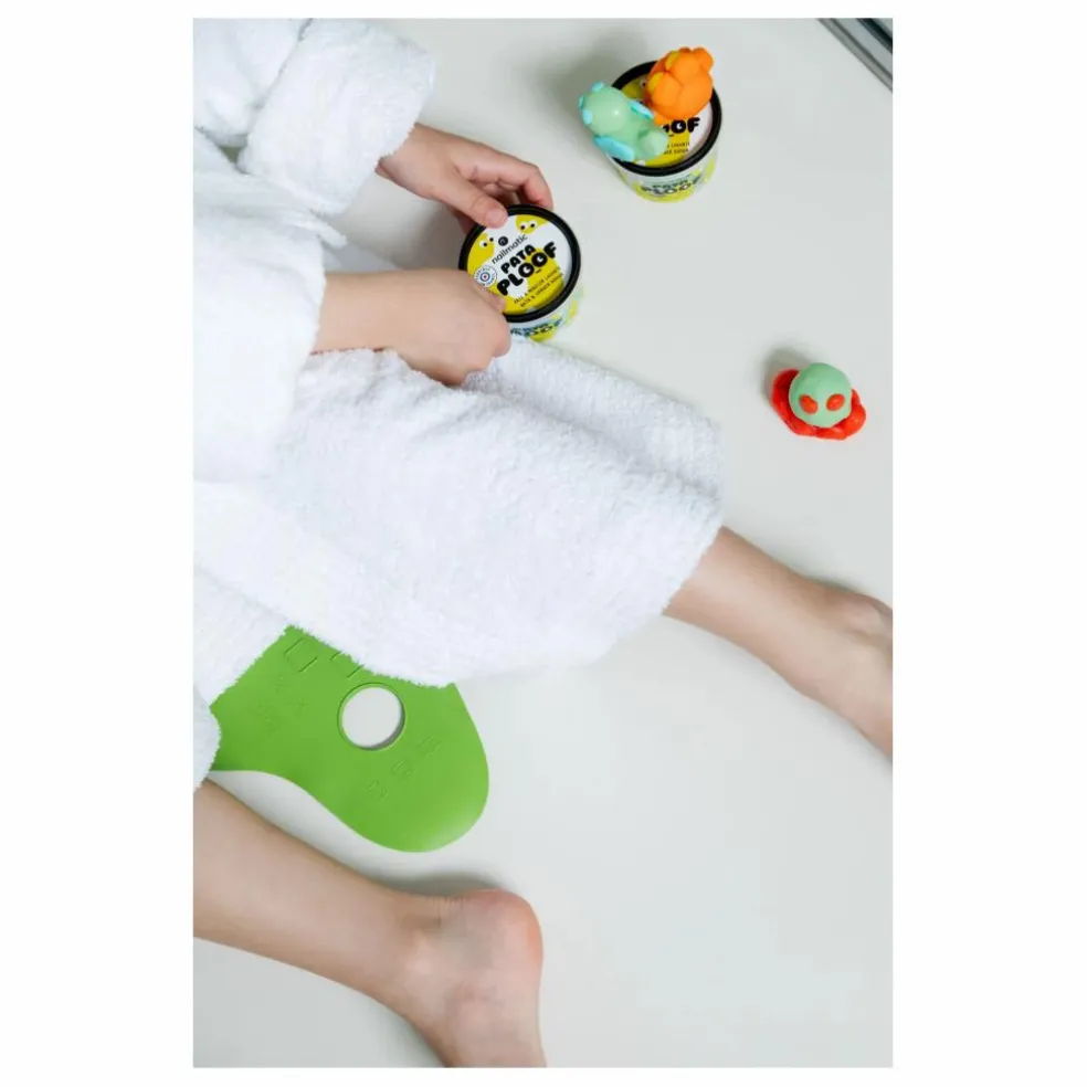 Duo de pâtes à modeler lavantes Pataploof et moule | Vert