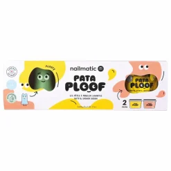 Duo de pâtes à modeler lavantes Pataploof et moule | Orange