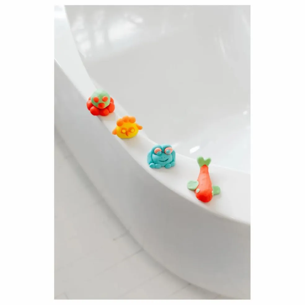 Duo de pâtes à modeler lavantes Pataploof et moule | Orange
