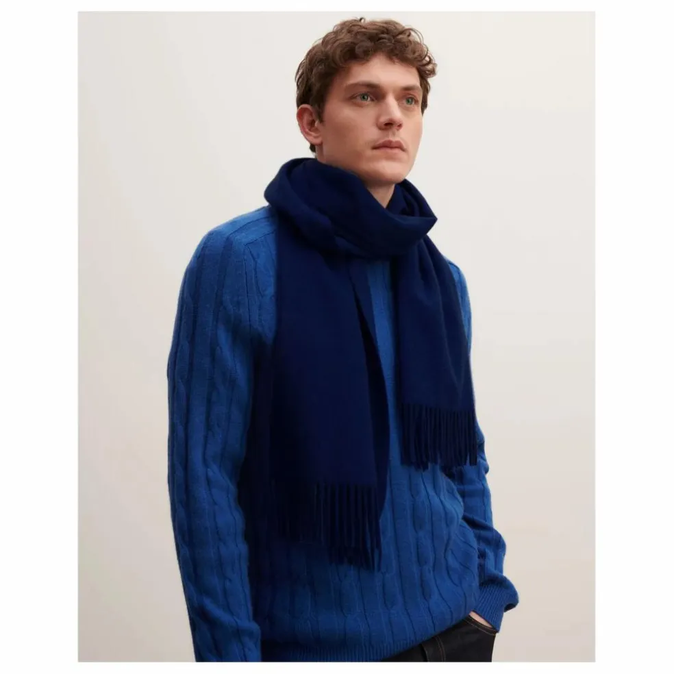 Echarpe Classique EB Cachemire | Bleu marine