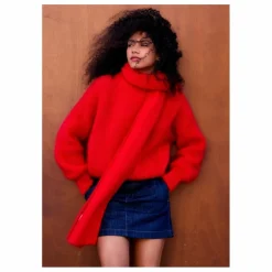 Echarpe Donna Super Kid Mohair | Rouge