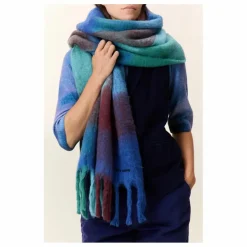 Echarpe Elton Carreaux | Bleu