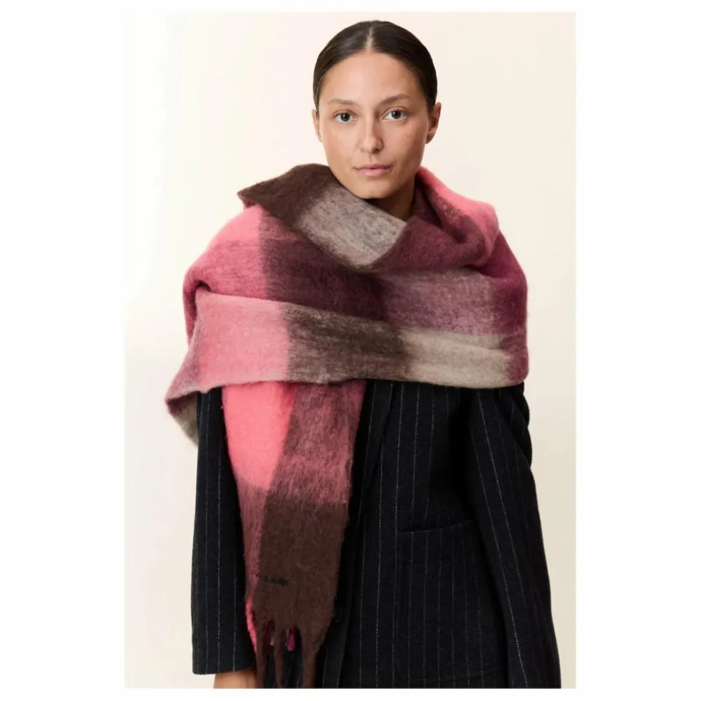Echarpe Elton Carreaux | Rose