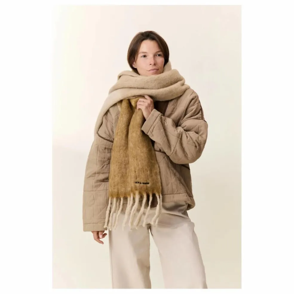 Echarpe Elton Rayée | Camel