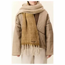 Echarpe Elton Rayée | Camel