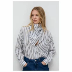 Echarpe Estela Carreaux | Bleu