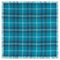 Echarpe Mini Carré Tartan Cachemire | Vert Cèdre