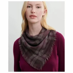 Echarpe Mini Carré Tartan Cachemire | Mûre