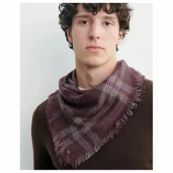 Echarpe Mini Carré Tartan Cachemire | Mûre