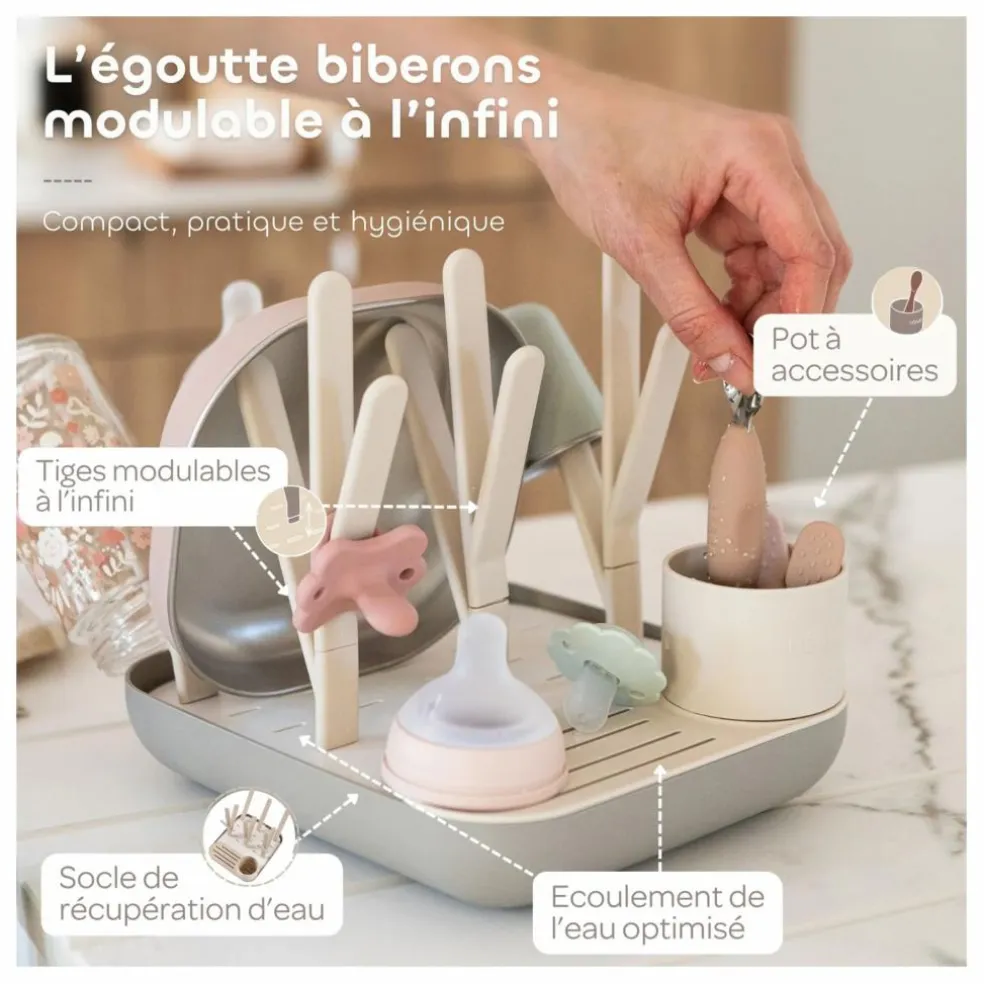 Egoutte biberons | Argile