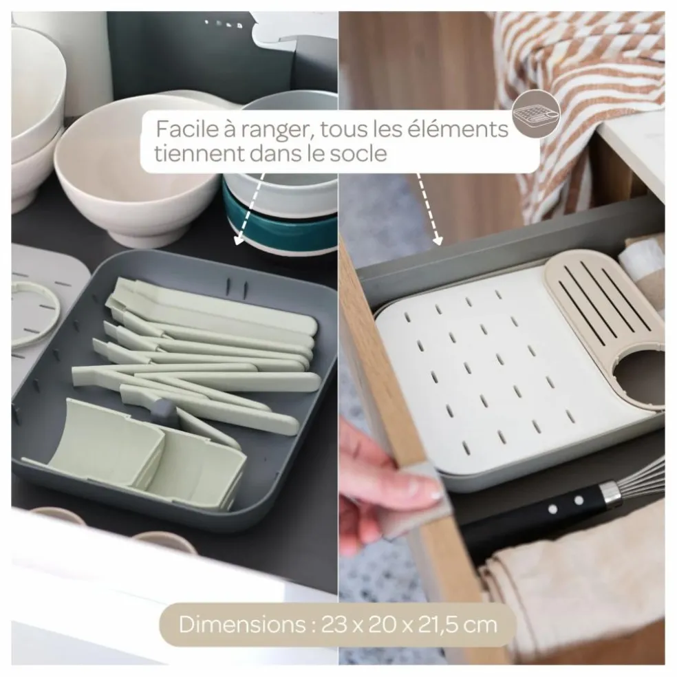 Egoutte biberons | Argile