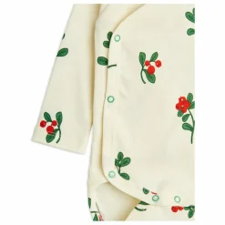 Ensemble Body et Legging Fleuri Coton Bio | Ecru