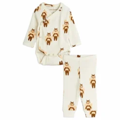 Ensemble Body et Legging Bees Coton Bio | Ecru