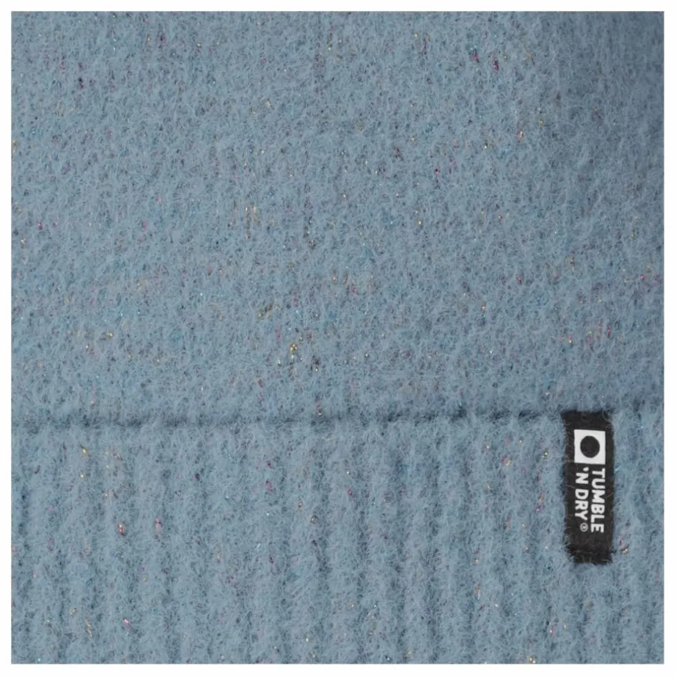 Ensemble Bonnet & Echarpe | Bleu Acier