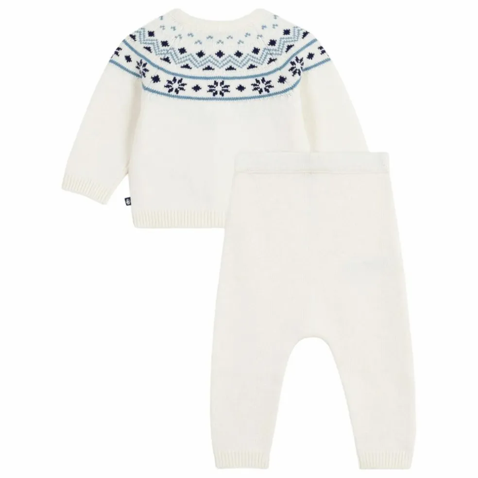 Ensemble Cardigan et Pantalon Laine | Ecru