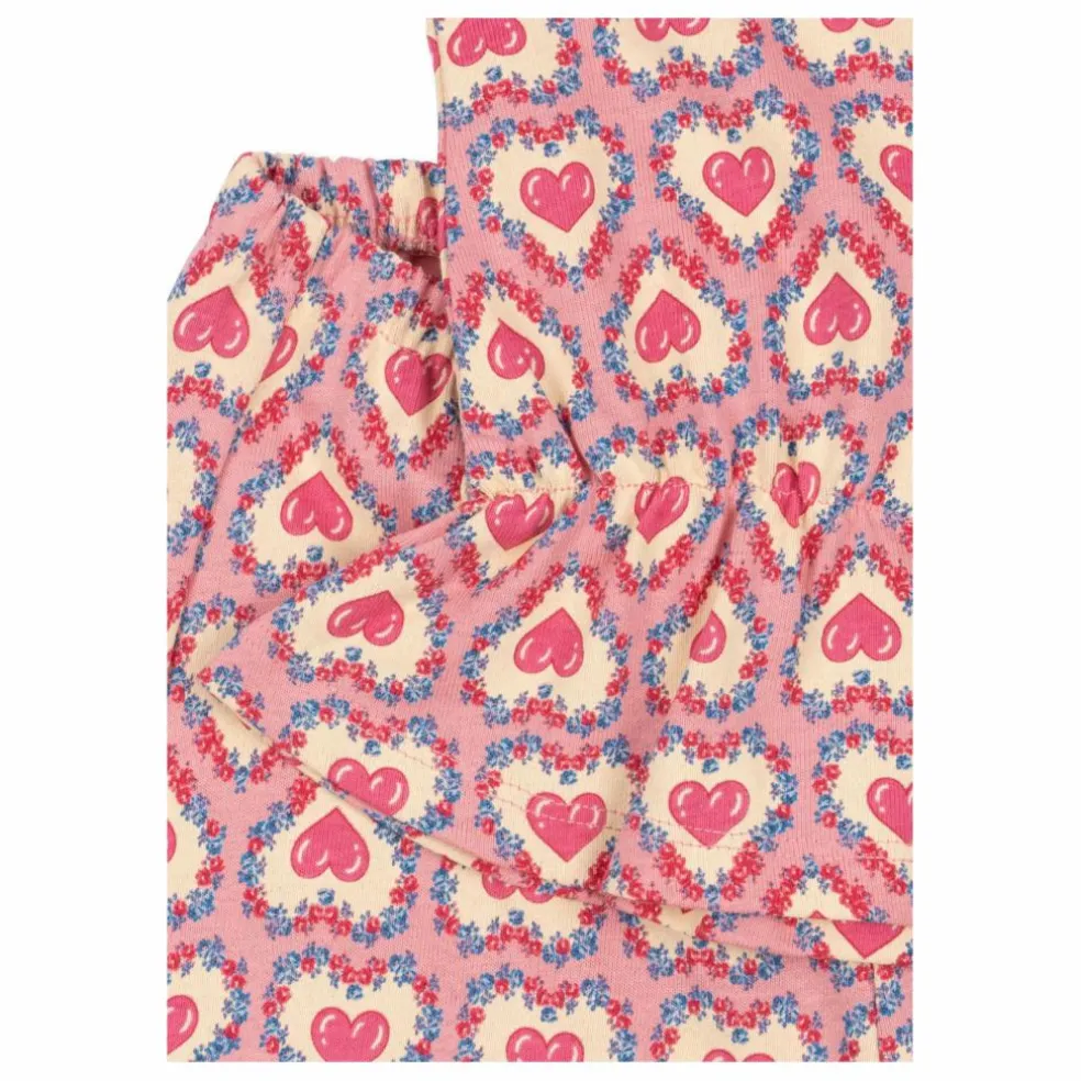 Ensemble Chemisier et Pantalon Coeurs Coton Bio | Beige