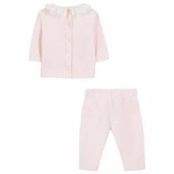 Ensemble Pull et Legging Côtelé | Rose pâle