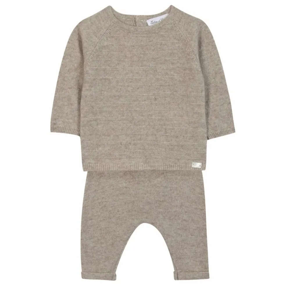 Ensemble Pull et Legging Laine | Grège