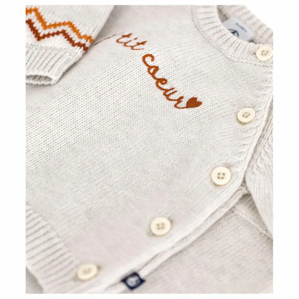 Ensemble Pull et Pantalon P'tit Cœur Laine | Beige chiné