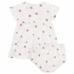 Ensemble Robe et Bloomer Barka Coton Bio | Crème