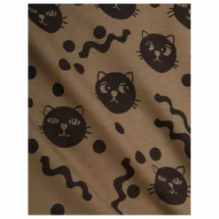 Ensemble Sweat et Jogger Squiggly Cat Coton Bio | Brun
