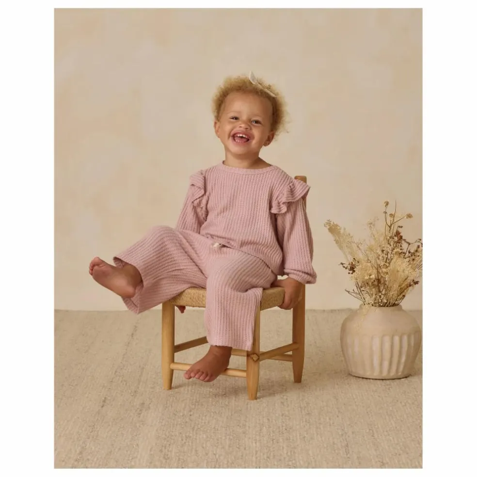 Ensemble Sweat et Pantalon Maille Bamboo | Rose