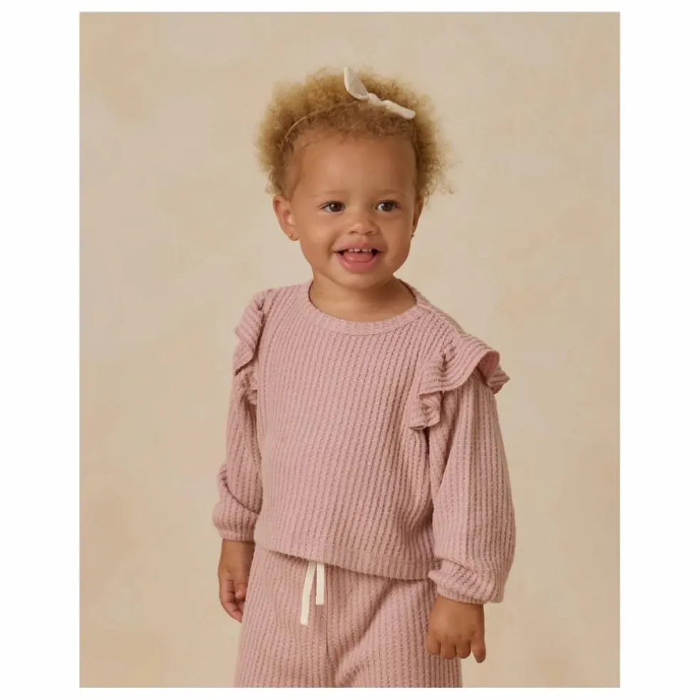 Ensemble Sweat et Pantalon Maille Bamboo | Rose