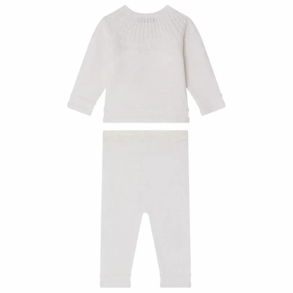 Ensemble Top et Legging Jina Laine | Blanc