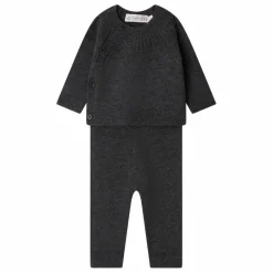 Ensemble Top et Legging Jina Laine | Gris anthracite