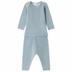 Ensemble Top et Pantalon Timi Eponge Bio | Bleu gris