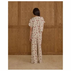 Ensemble T-shirt et Pantalon Ruthie Holiday Floral | Ivoire