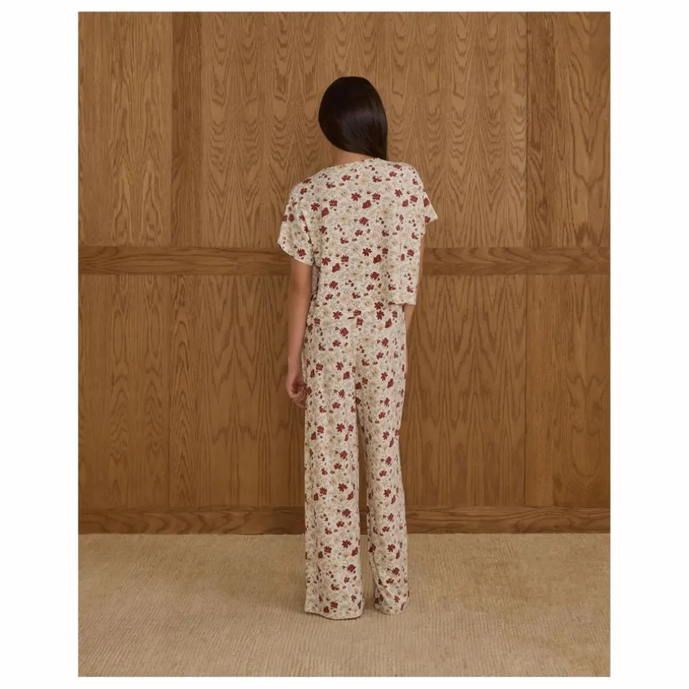 Ensemble T-shirt et Pantalon Ruthie Holiday Floral | Ivoire