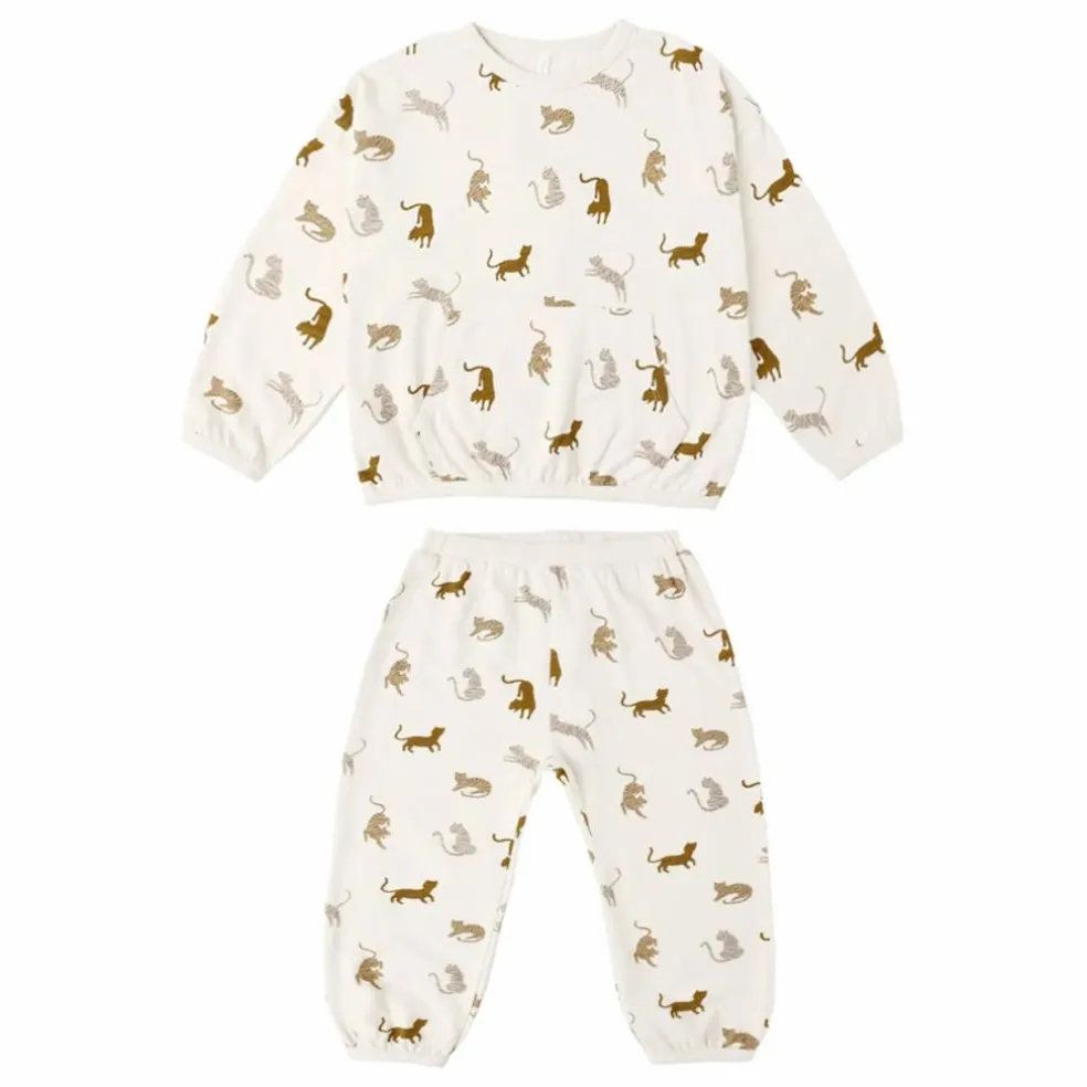Ensemble T-shirt et Pantalon Tigers | Ecru