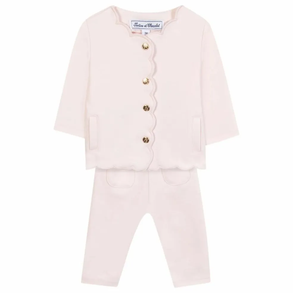 Ensemble Veste et Pantalon | Rose pâle