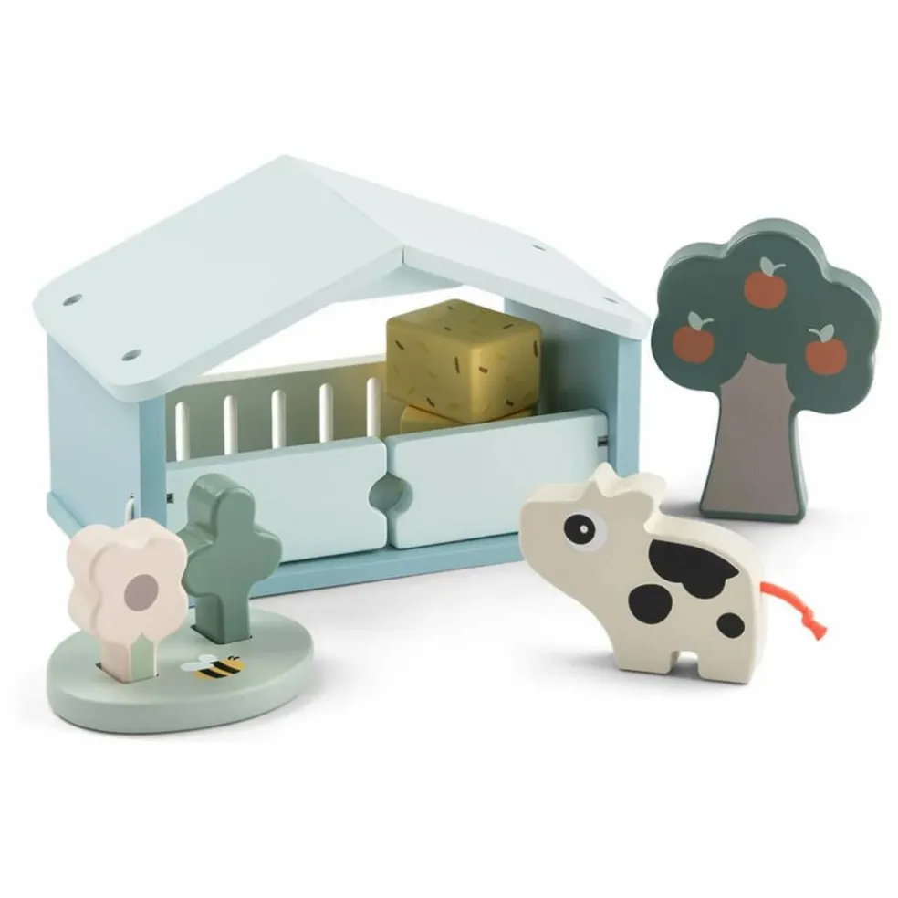 Etable en bois Dotti | Orange