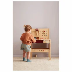 Etabli de bricolage en bois et ses accessoires