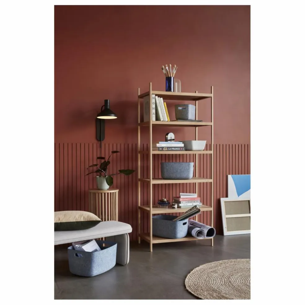 Etagère avec 6 niveaux en chêne FSC