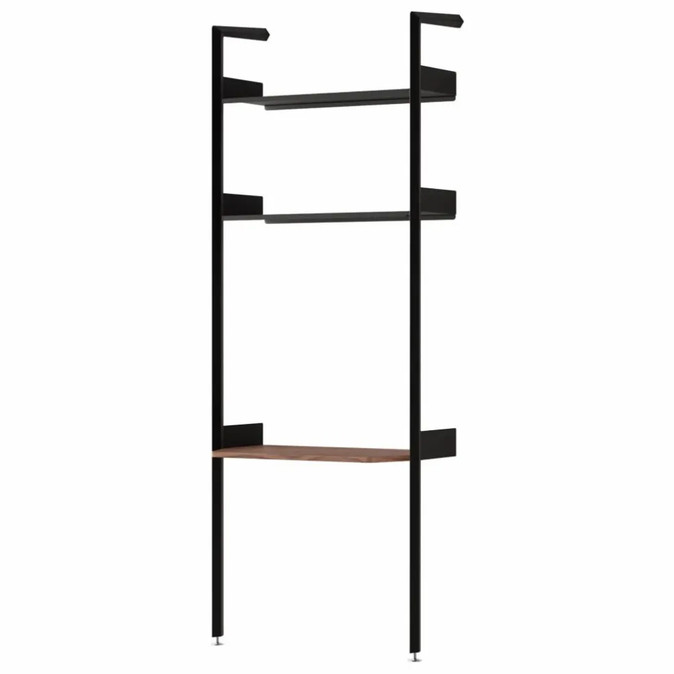 Etagère avec bureau Rombe IF2 | Anthracite