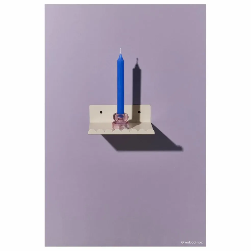 Etagère murale Vibes 20x16 cm | Ivoire